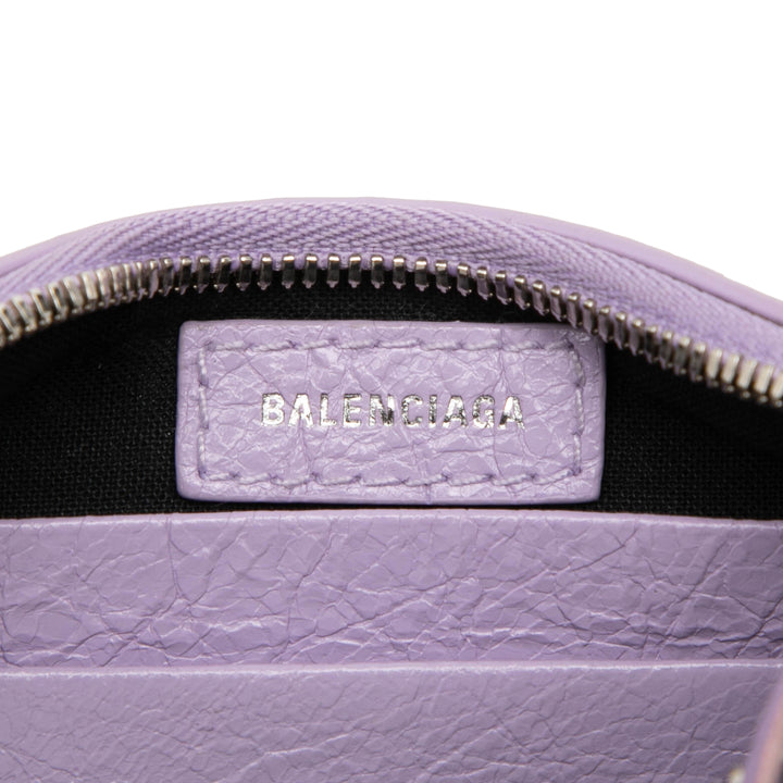 Balenciaga Motocross Le Cagole Mini Cuir d'agneau Violet