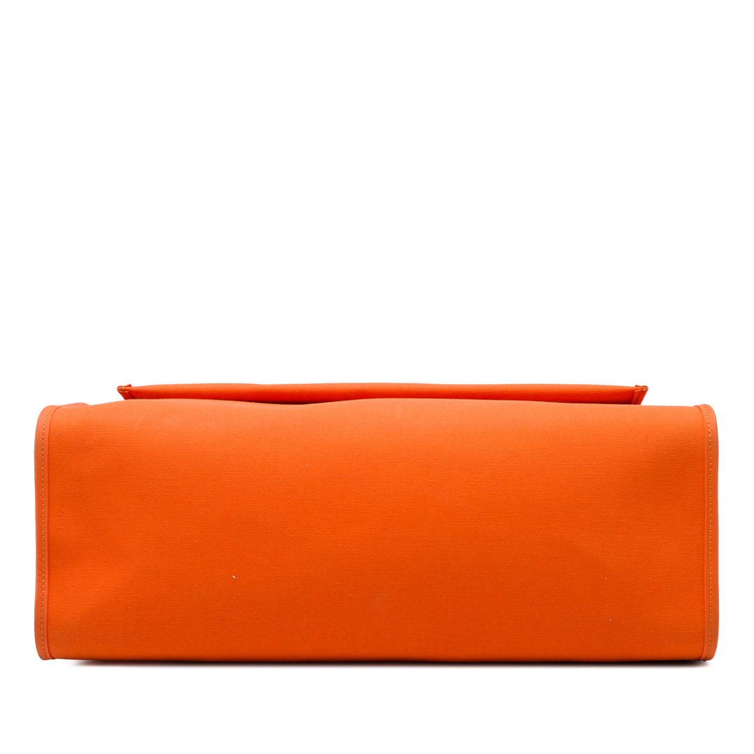 Hermès Sac à main Herbag Zippé 39 Orange – vue 3 – GABY PARIS