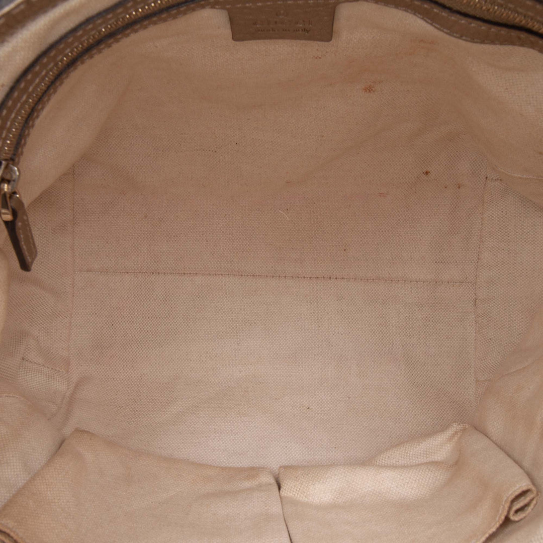 Gucci GG Toile Bella Flap Sac cartable Marron