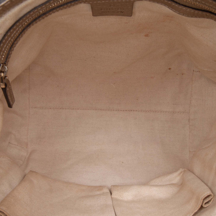 Gucci GG Toile Bella Flap Sac cartable Marron