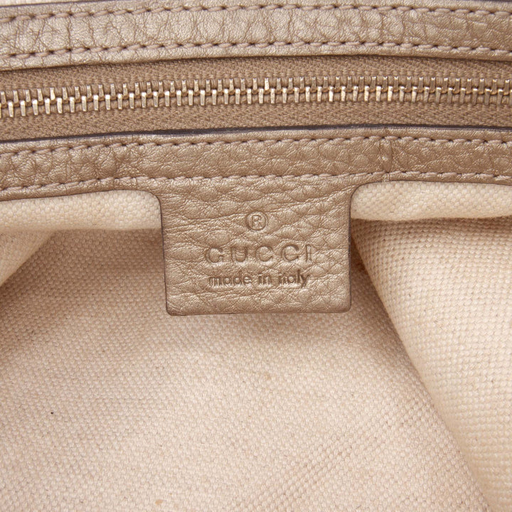 Gucci GG Toile Bella Flap Sac cartable Marron