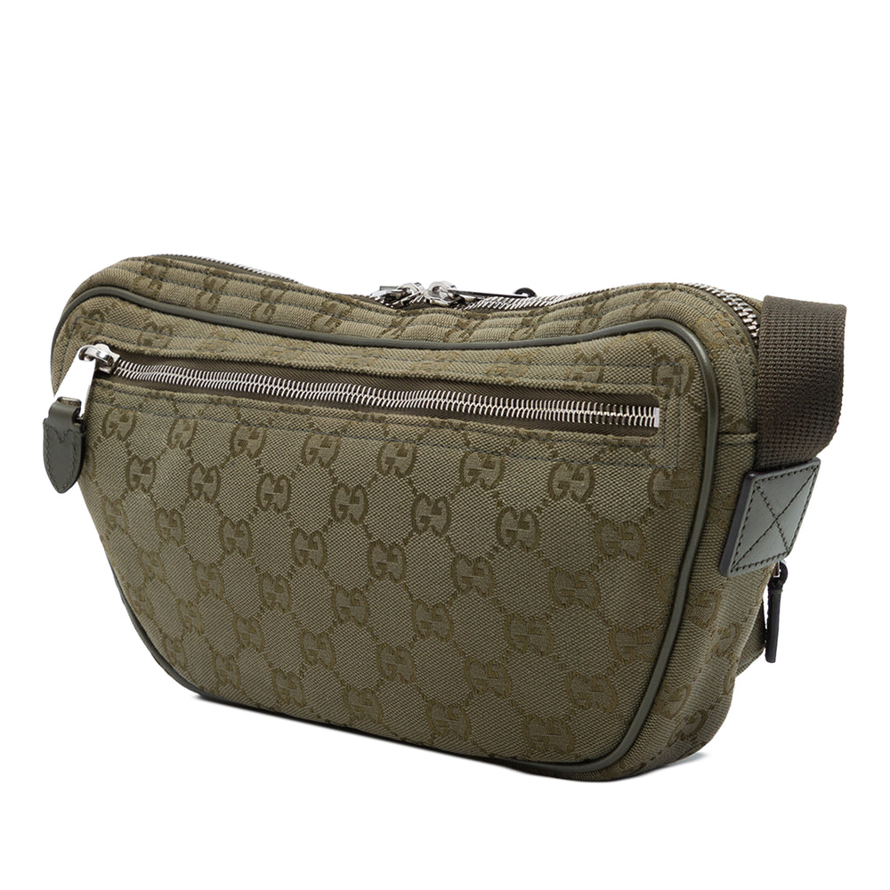 Gucci Sac bandoulière GG Web Sling Grand Vert – vue 2 – GABY PARIS