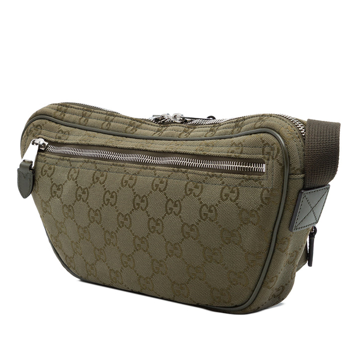 Gucci Sac bandoulière GG Web Sling Grand Vert – vue 2 – GABY PARIS