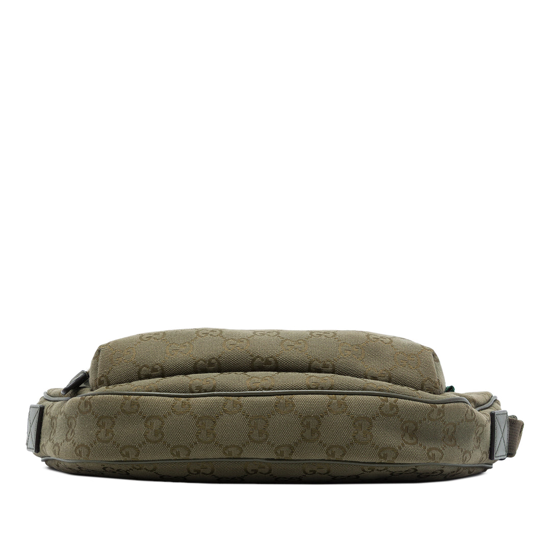 Gucci Sac bandoulière GG Web Sling Grand Vert – vue 3 – GABY PARIS