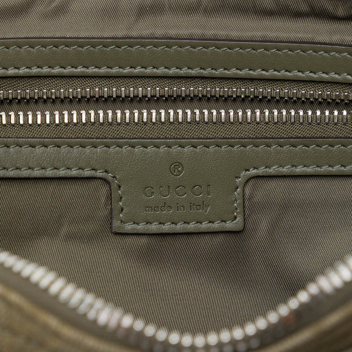 Gucci Sac bandoulière GG Web Sling Grand Vert – vue 5 – GABY PARIS