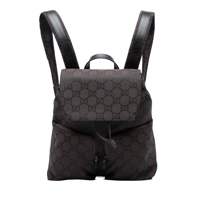 Gucci GG Sac à dos Marron – vue principale – GABY PARIS