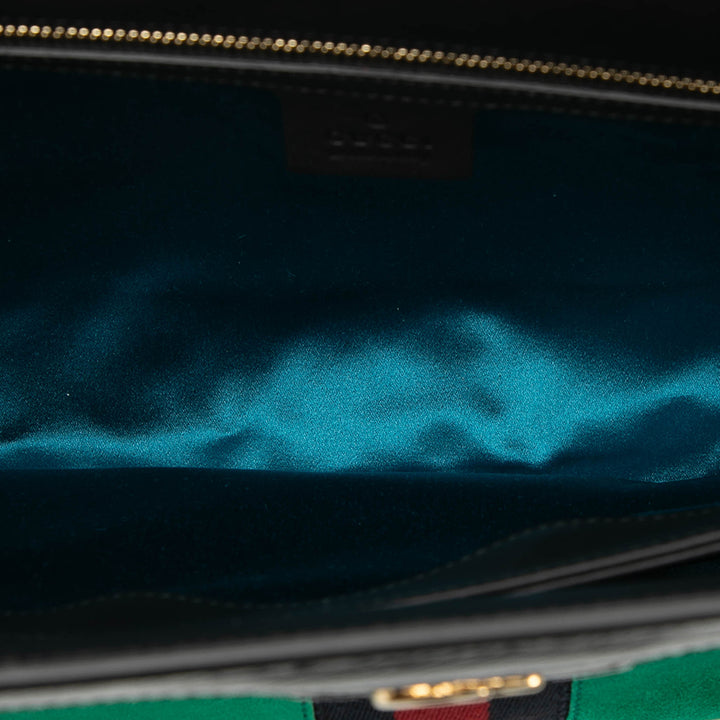 Gucci Medium Daim Web Ophidia Chain Sac bandoulière