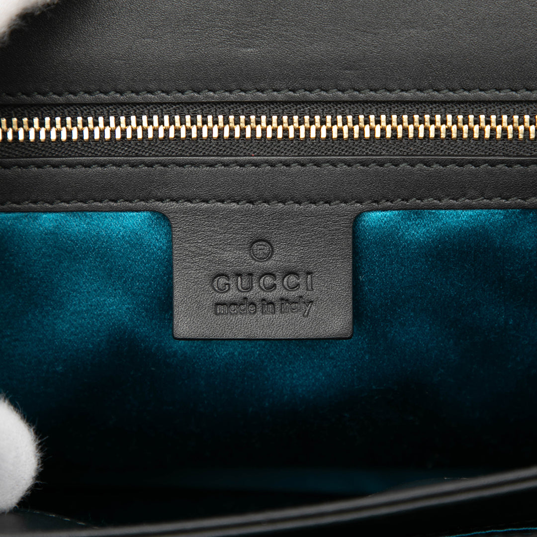 Gucci Medium Daim Web Ophidia Chain Sac bandoulière