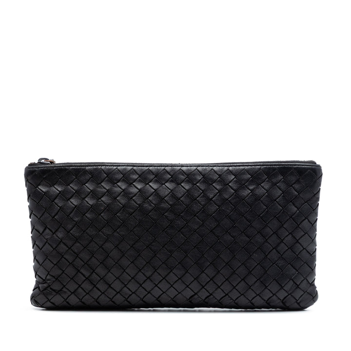 Bottega Veneta Nappa Intrecciato Zip Pochette