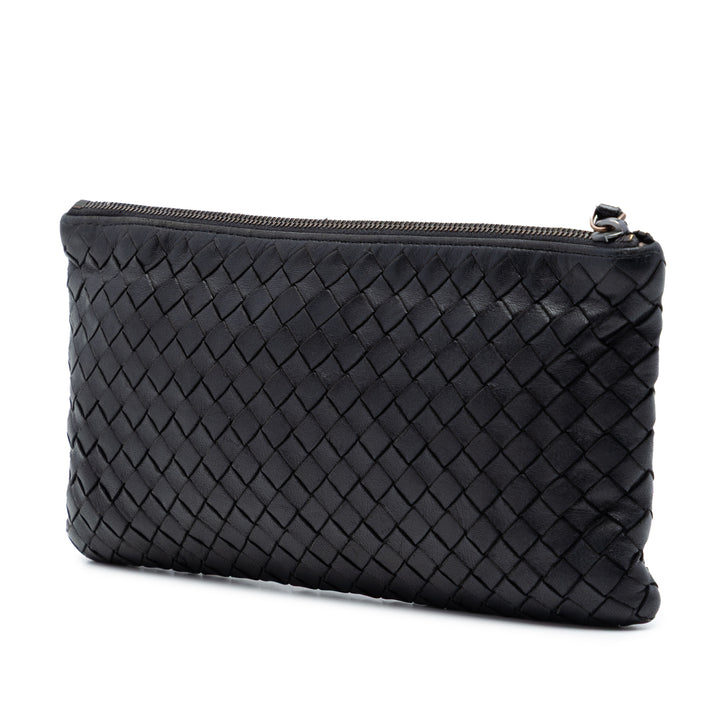 Bottega Veneta Nappa Intrecciato Zip Pochette