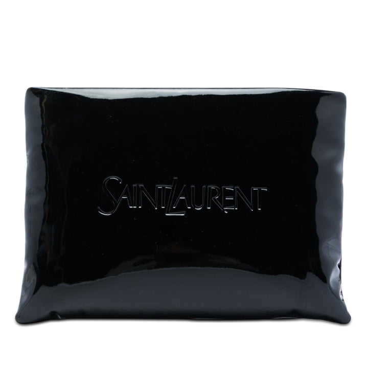 Saint Laurent Large Cuir verni Puffy Pochette