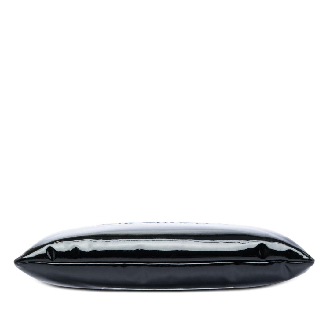 Saint Laurent Large Cuir verni Puffy Pochette
