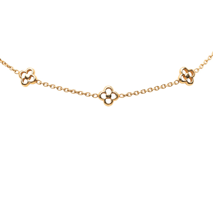 Louis Vuitton plaqué Flower Full Collier