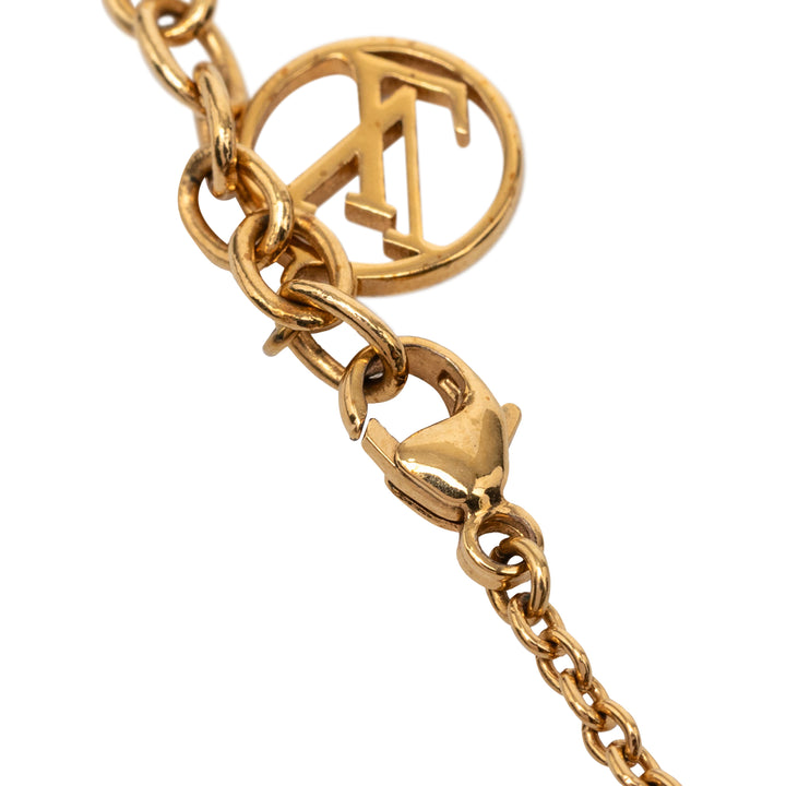 Louis Vuitton plaqué Flower Full Collier