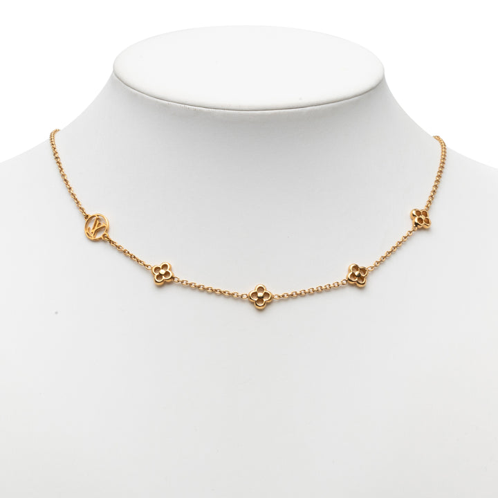 Louis Vuitton plaqué Flower Full Collier