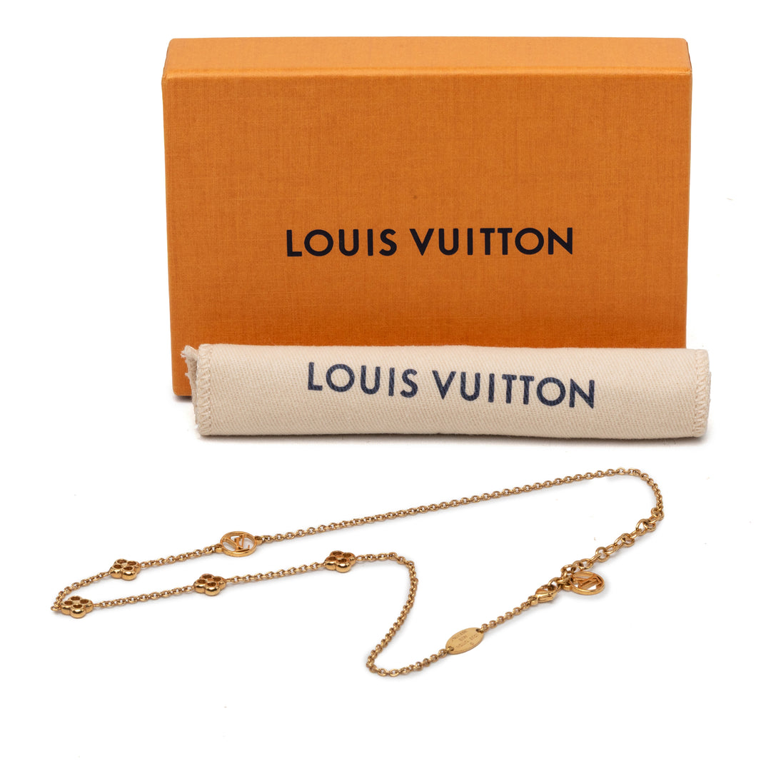 Louis Vuitton plaqué Flower Full Collier