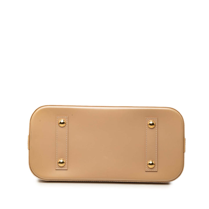 Louis Vuitton Alma PM Cuir verni Monogram Beige