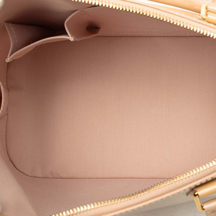 Louis Vuitton Alma PM Cuir verni Monogram Beige
