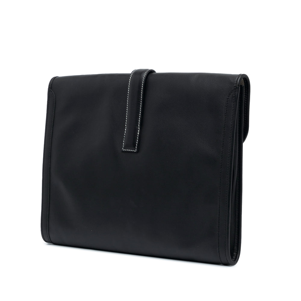 Hermès Swift Jige GM Noir – GABY PARIS Authentique