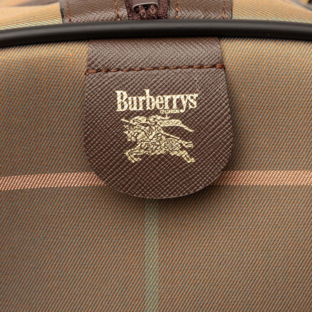 Burberry Vintage Check Toile Boston Sac