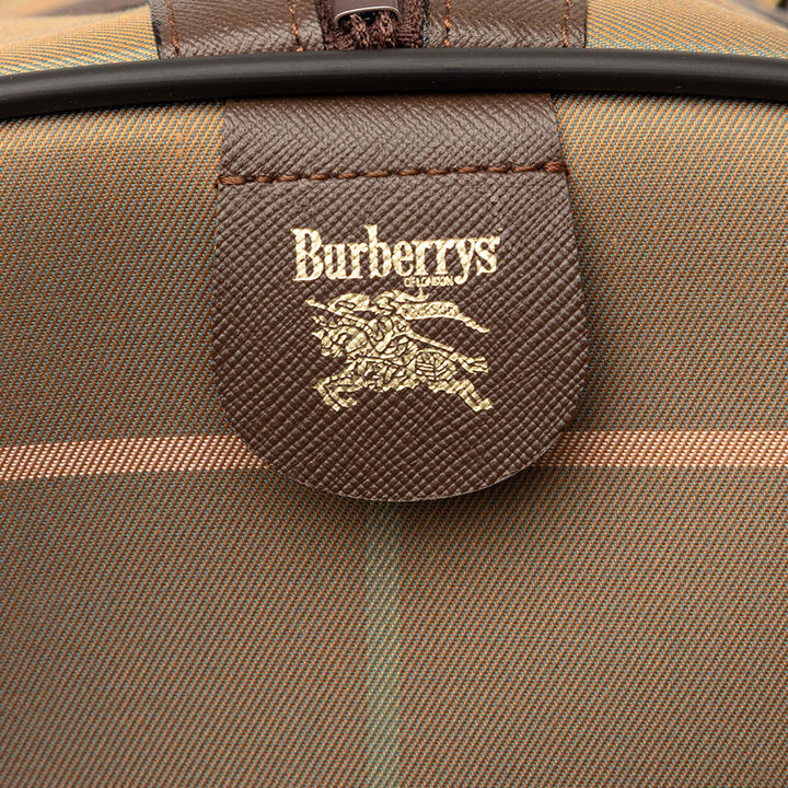 Burberry Vintage Check Toile Boston Sac