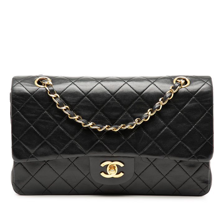 Chanel Medium Classic Cuir d’agneau Double rabat