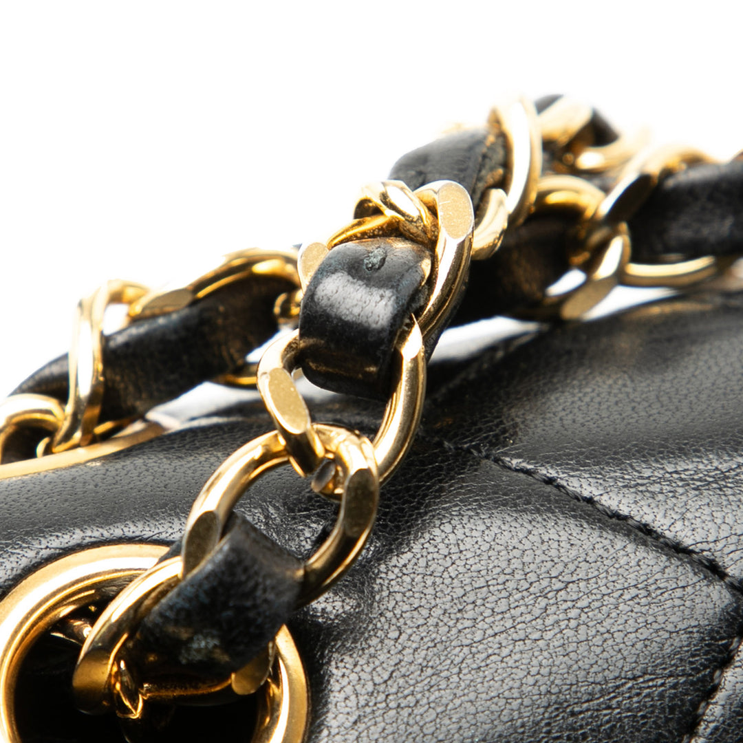 Chanel Medium Classic Cuir d’agneau Double rabat