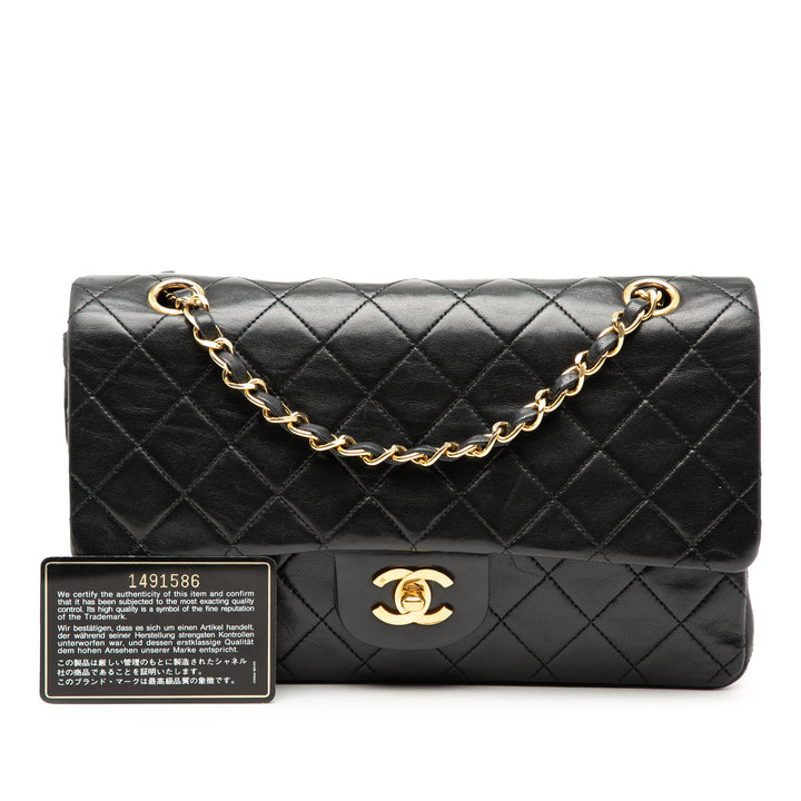 Chanel Medium Classic Cuir d’agneau Double rabat