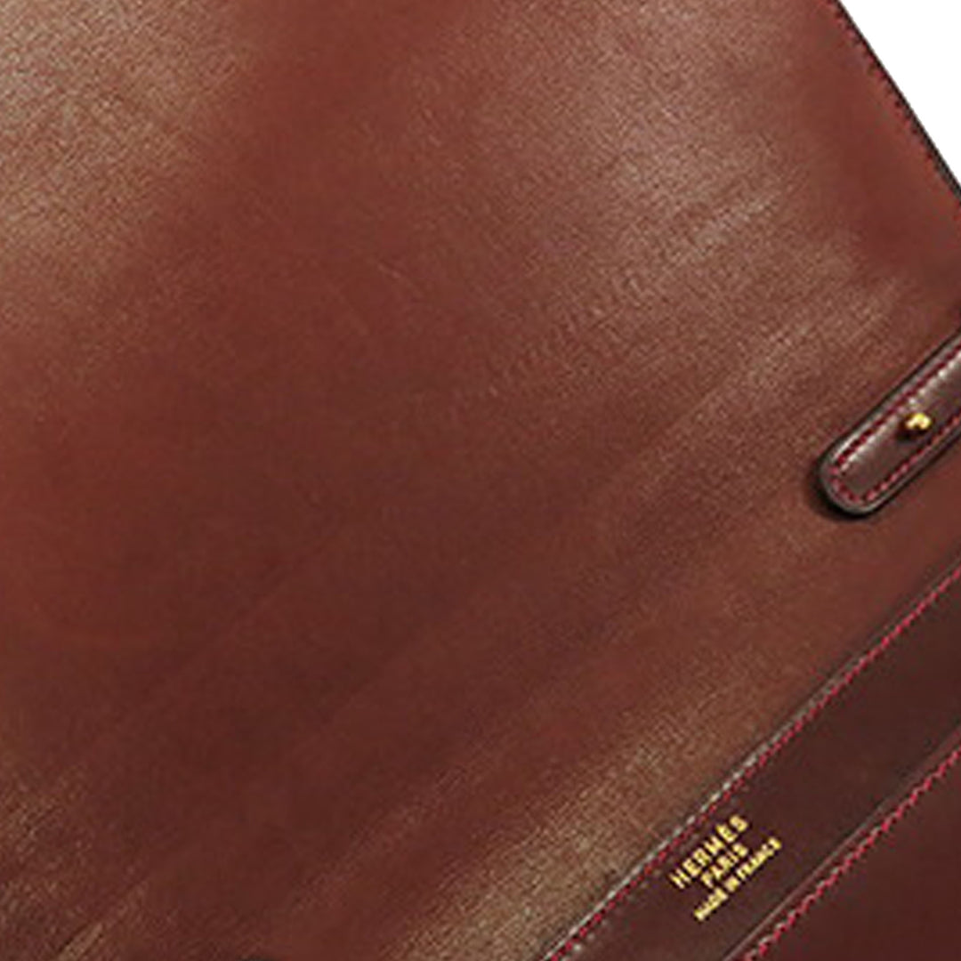 Hermès Boîte Veau Annie Rouge – GABY PARIS Authentique