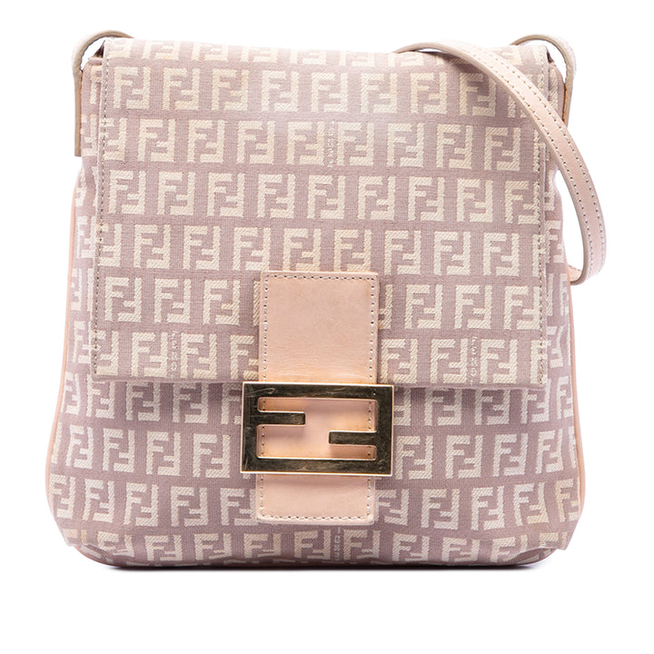 Fendi Zucchino Toile Sac porté croisé