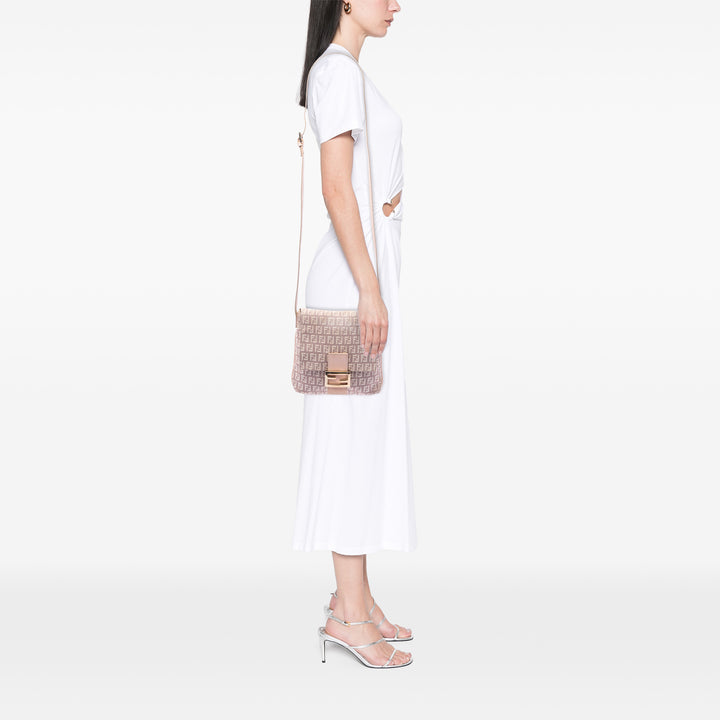 Fendi Zucchino Toile Sac porté croisé