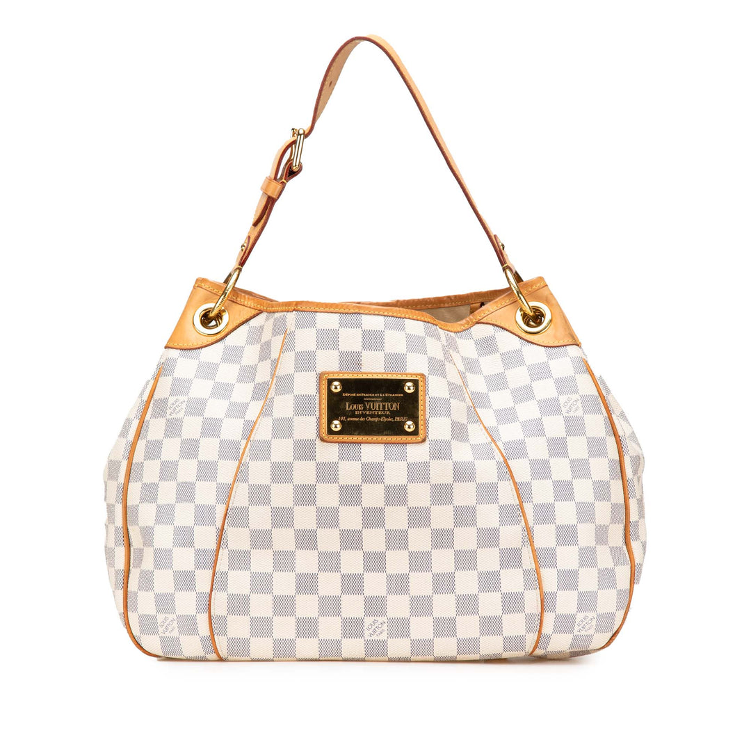 Damier Azur Galliera PM White - Gaby Paris