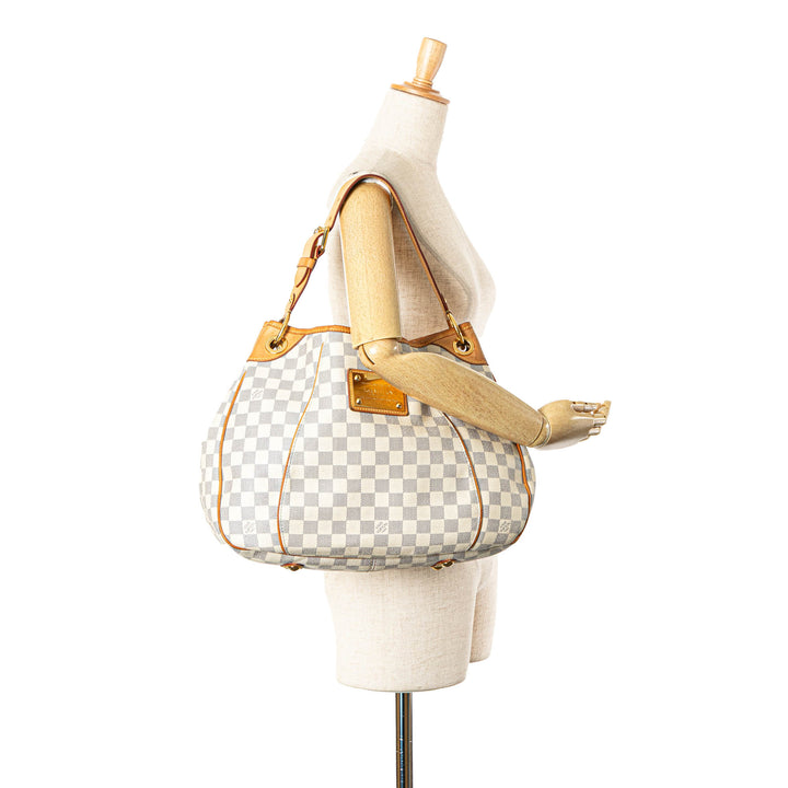 Damier Azur Galliera PM White - Gaby Paris