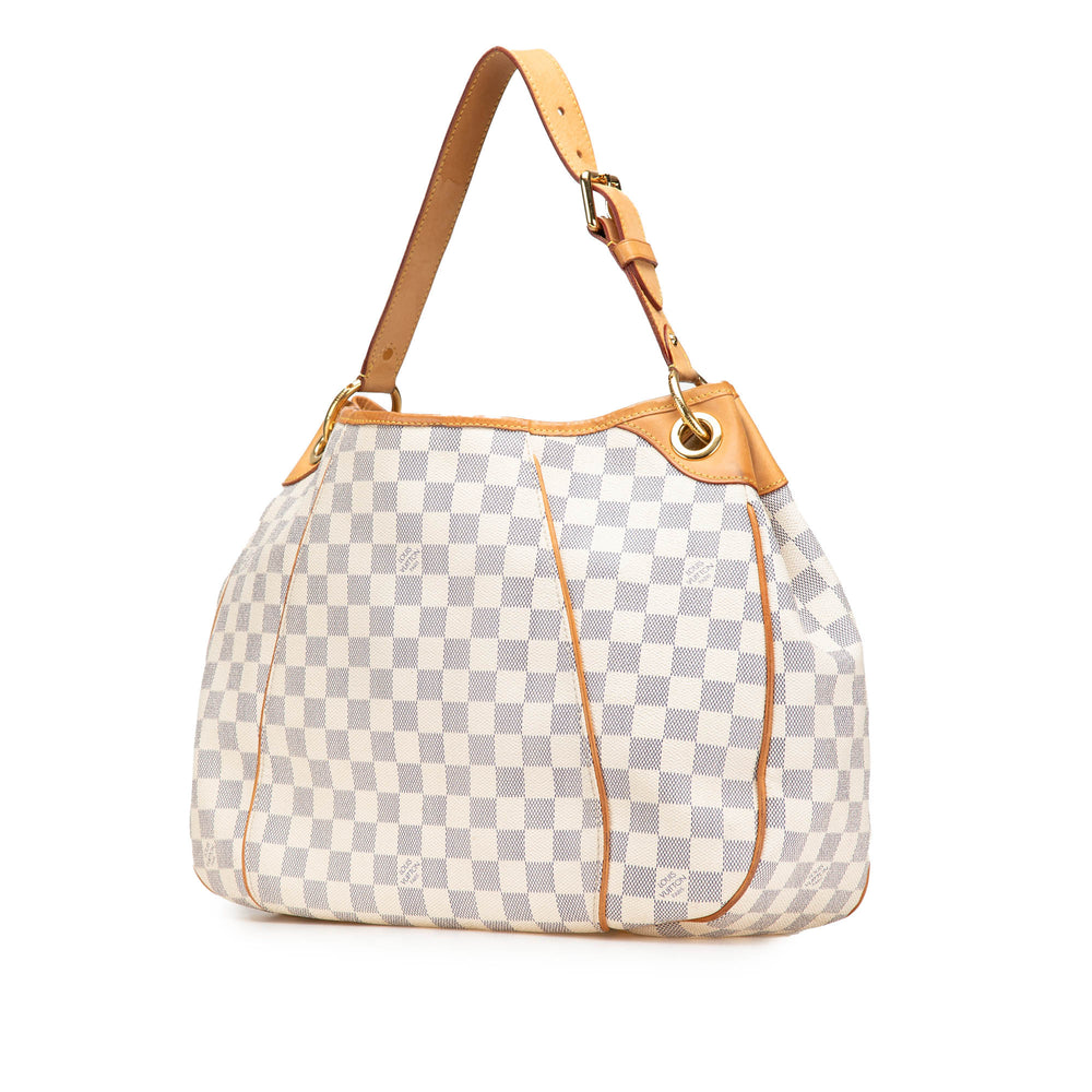 Damier Azur Galliera PM White - Gaby Paris
