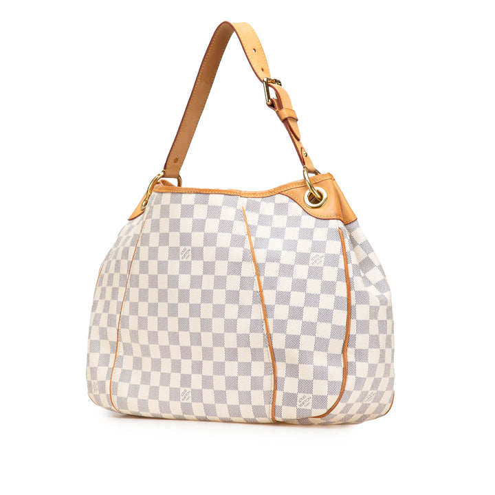 Damier Azur Galliera PM White - Gaby Paris