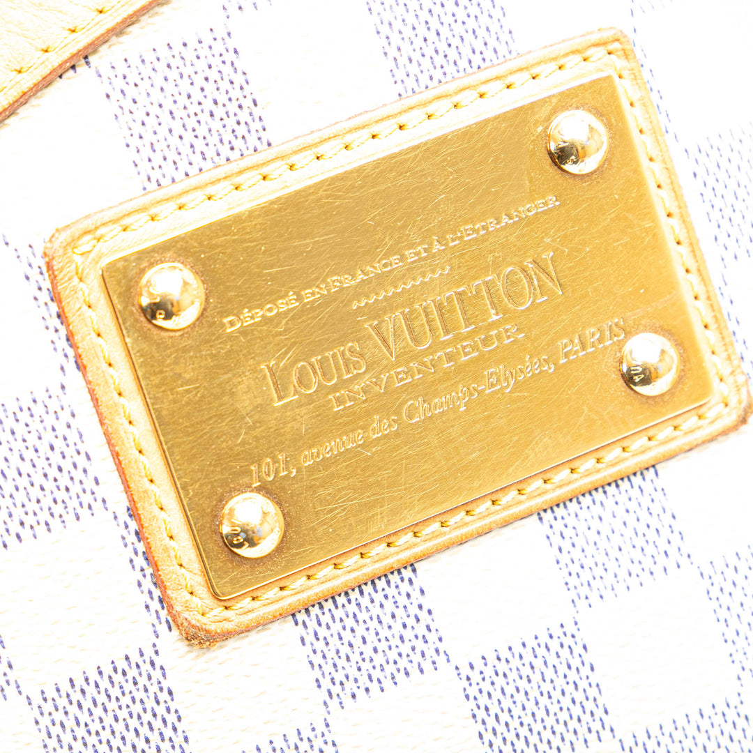 Damier Azur Galliera PM White - Gaby Paris