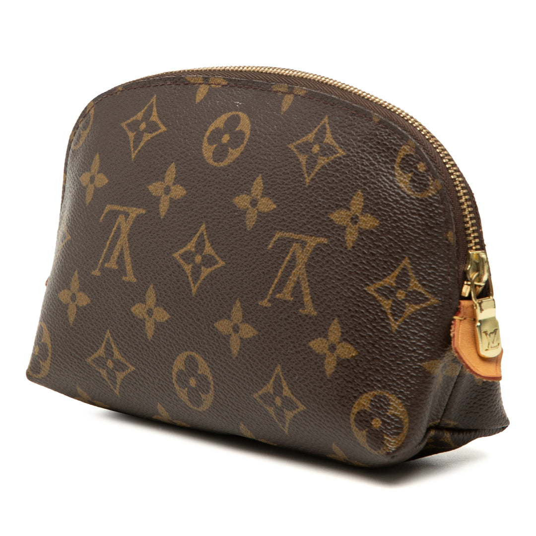 Trousse de maquillage PM Monogram Marron