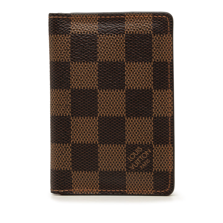 Poche Organizer Damier Ébène Marron