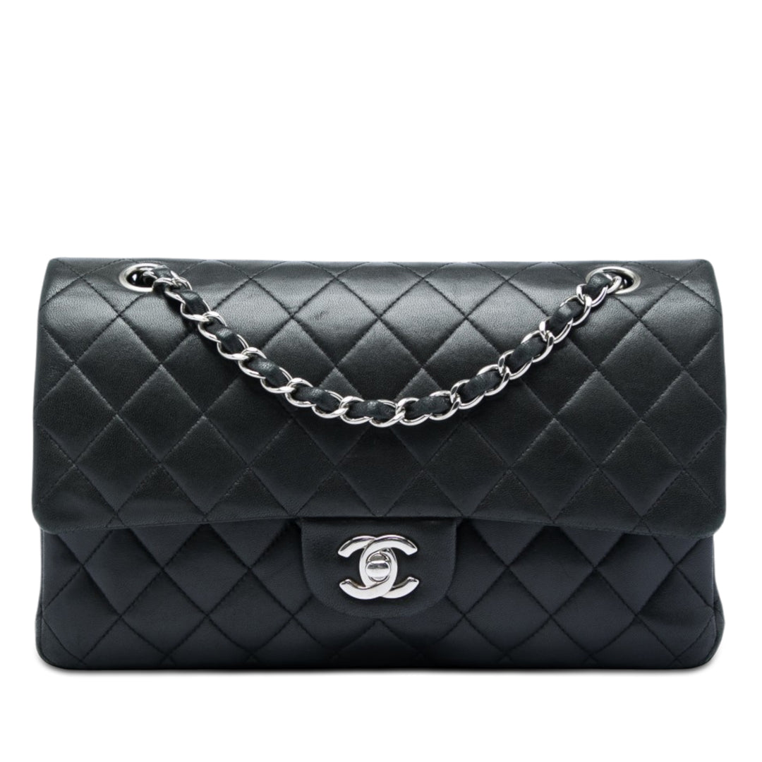 Chanel Medium Classic Cuir d’agneau Double rabat