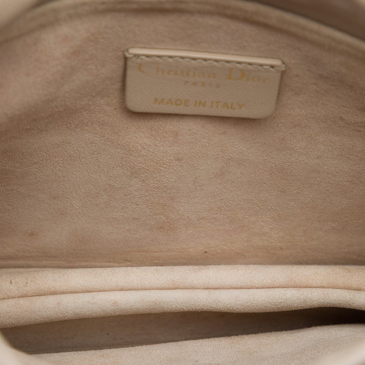 Cannage Milly Sac à cordon Mini Cuir d'agneau Marron
