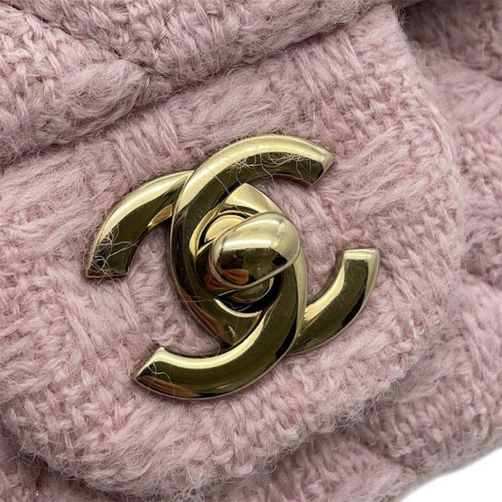 Chanel Mini Classic Rectangular Tweed Simple rabat