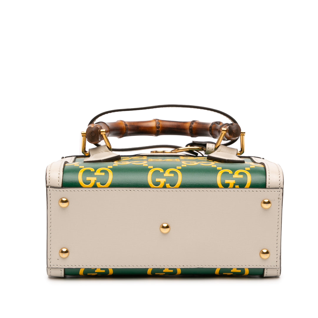GG Bamboo Diana Sac Mini Cuir de veau Vert