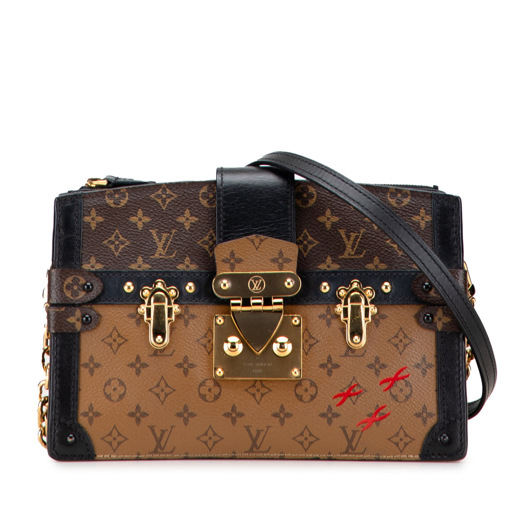 Louis Vuitton Monogram Reverse Trunk Pochette Marron – GABY PARIS Authentique