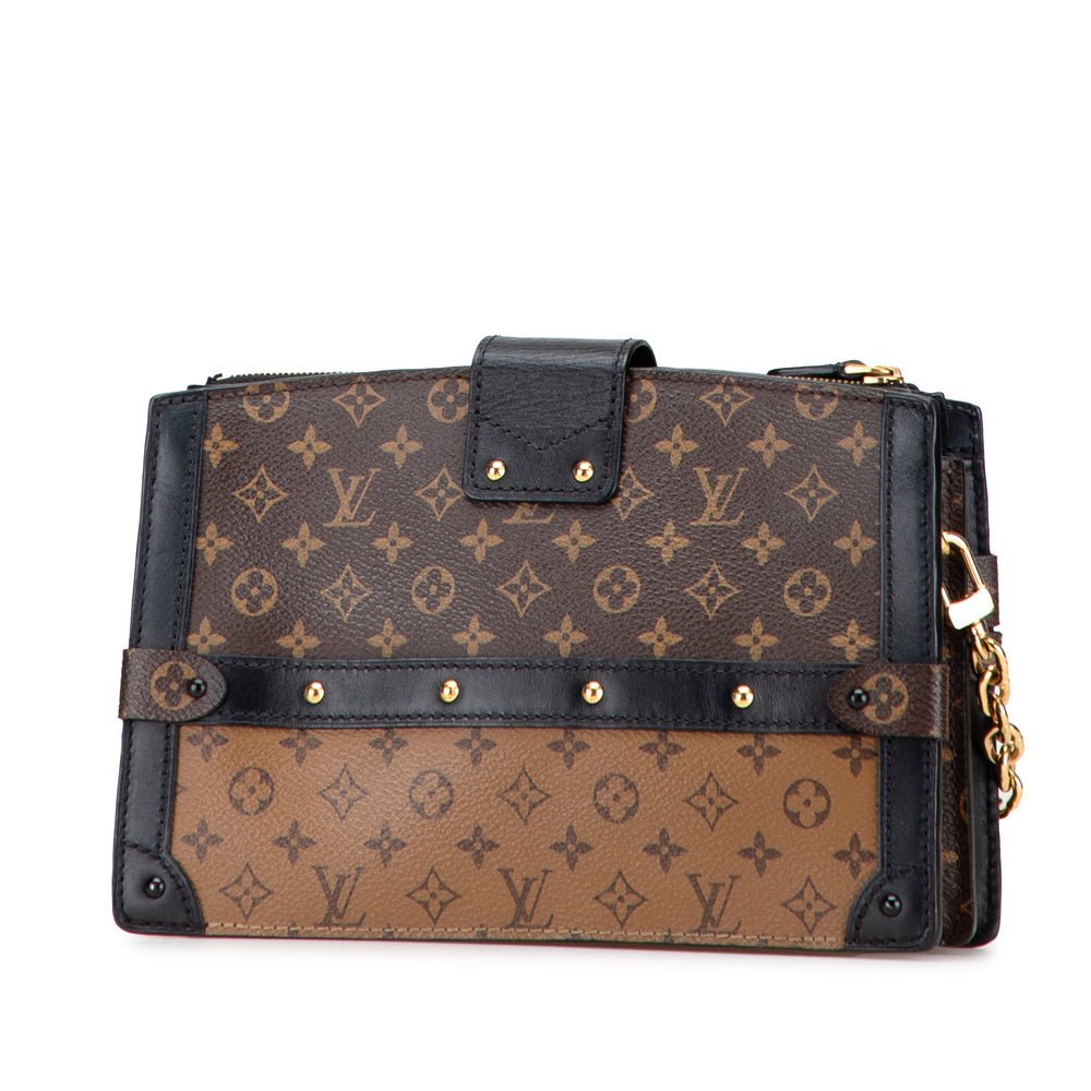 Louis Vuitton Monogram Reverse Trunk Pochette Marron – GABY PARIS Authentique