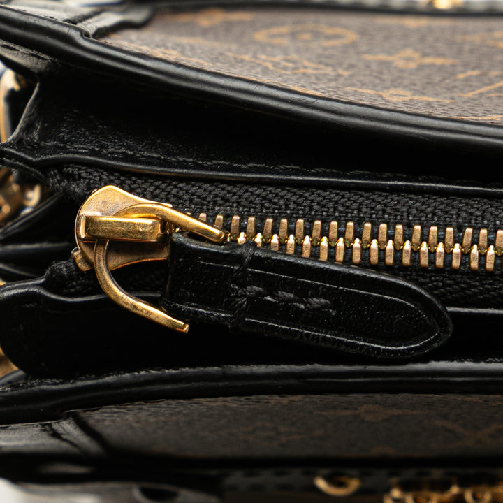 Louis Vuitton Monogram Reverse Trunk Pochette Marron – GABY PARIS Authentique