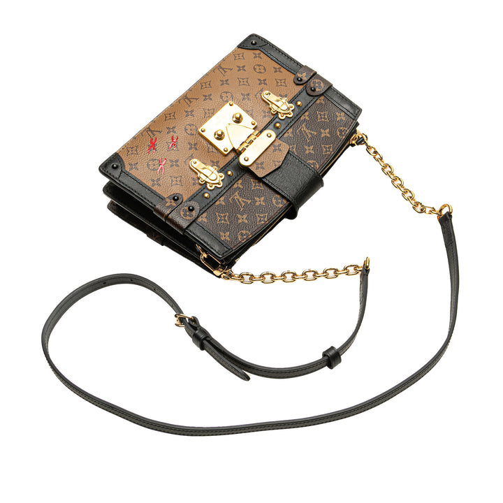 Louis Vuitton Monogram Reverse Trunk Pochette Marron – GABY PARIS Authentique