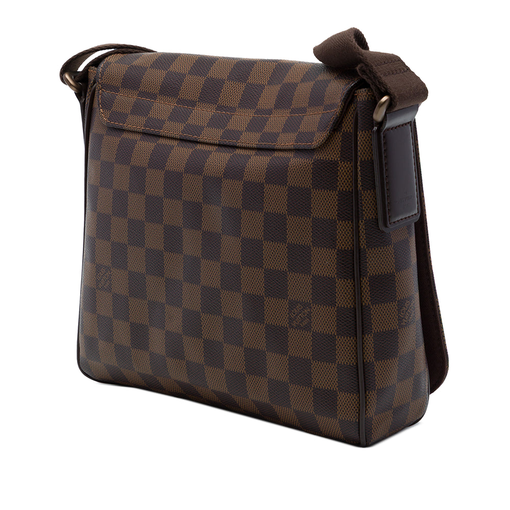 Louis Vuitton Sac bandoulière District Damier Ébène PM Marron – vue 2 – GABY PARIS