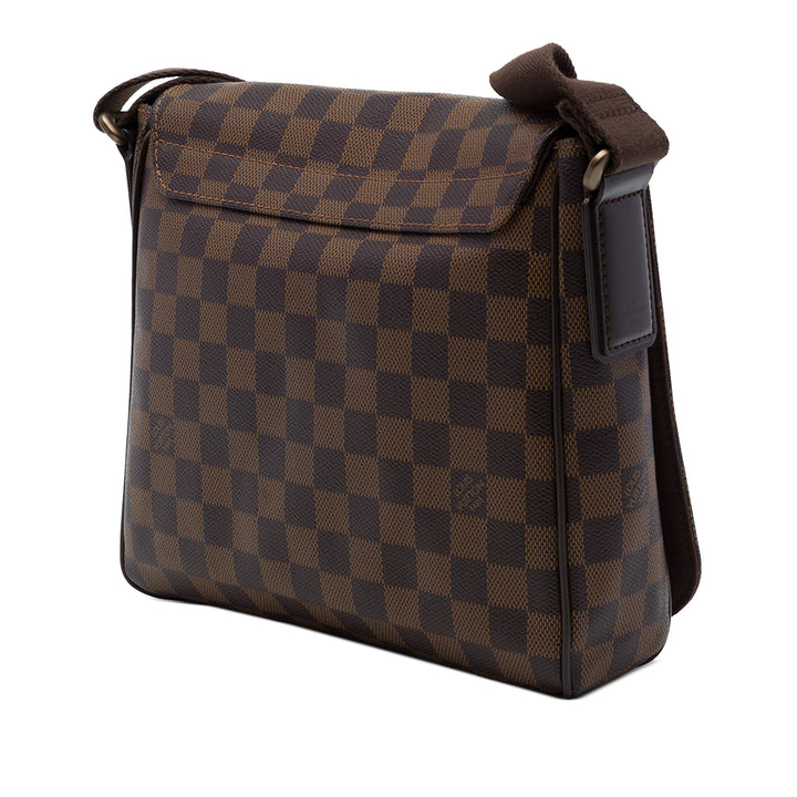 Louis Vuitton Sac bandoulière District Damier Ébène PM Marron – vue 2 – GABY PARIS