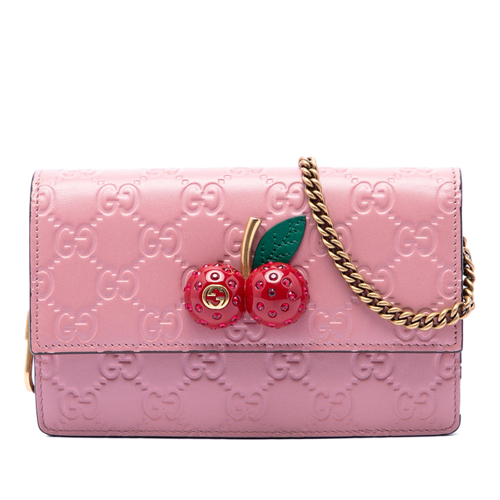 Gucci Mini Guccissima Cherry Sac porté croisé