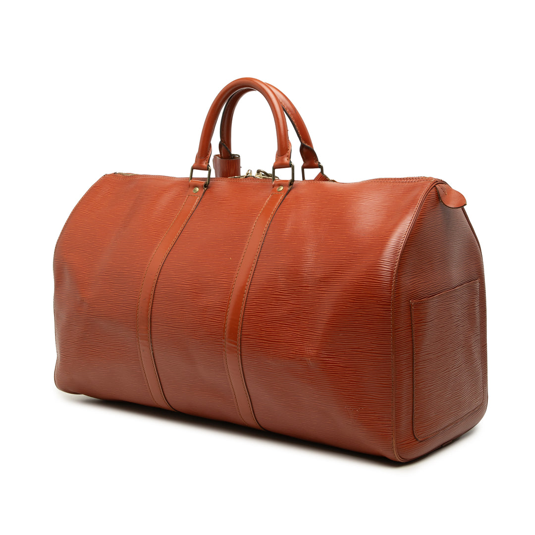 Keepall 50 Épi Marron